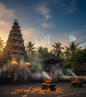 Exploring how Bali balances spiritual traditions with modern connectivity needs during annual observances