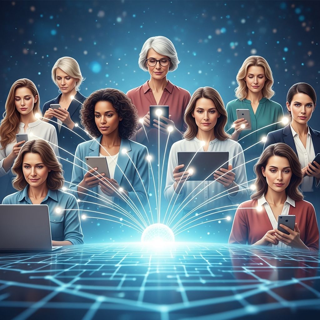 Collaborative efforts to empower women online through skills, safety, and global leadership initiatives.