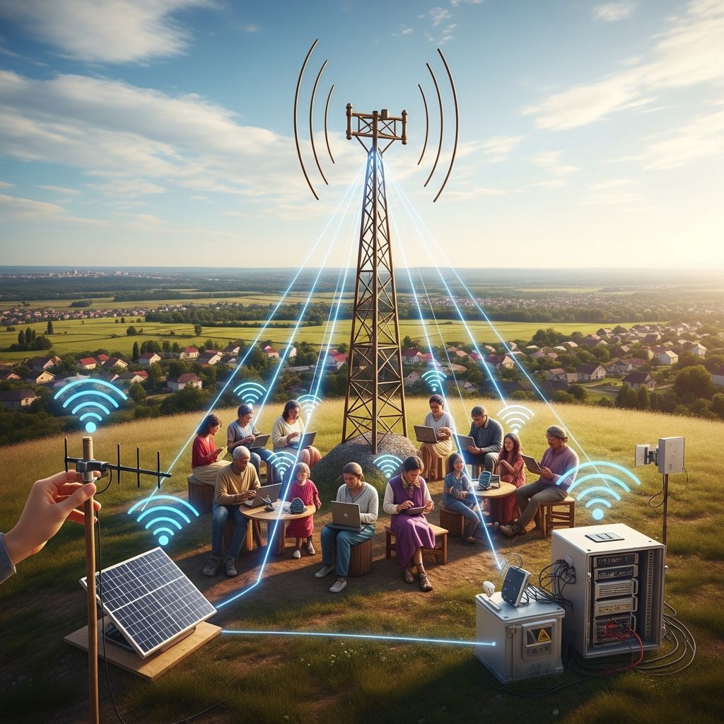 How local radio stations and grassroots networks are collaborating to deliver internet to remote villages worldwide.