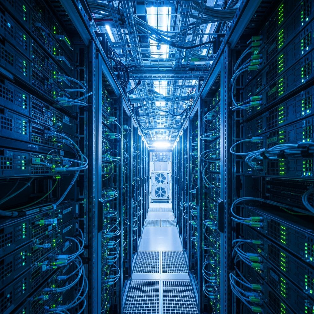 Discover the backbone of modern computing: secure facilities powering global data processing and digital services worldwide.