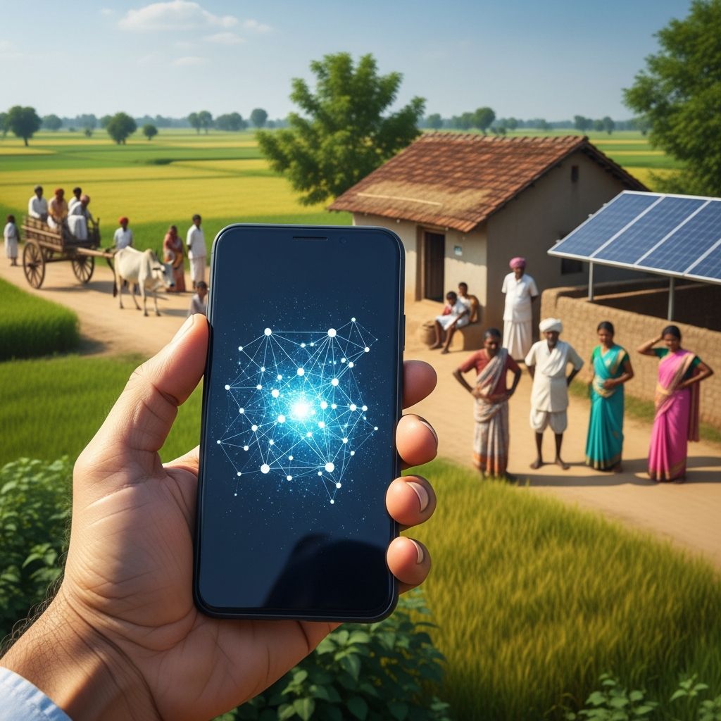 Exploring how digital tools are revolutionizing access to education, healthcare, and economic opportunities in India's rural heartlands.