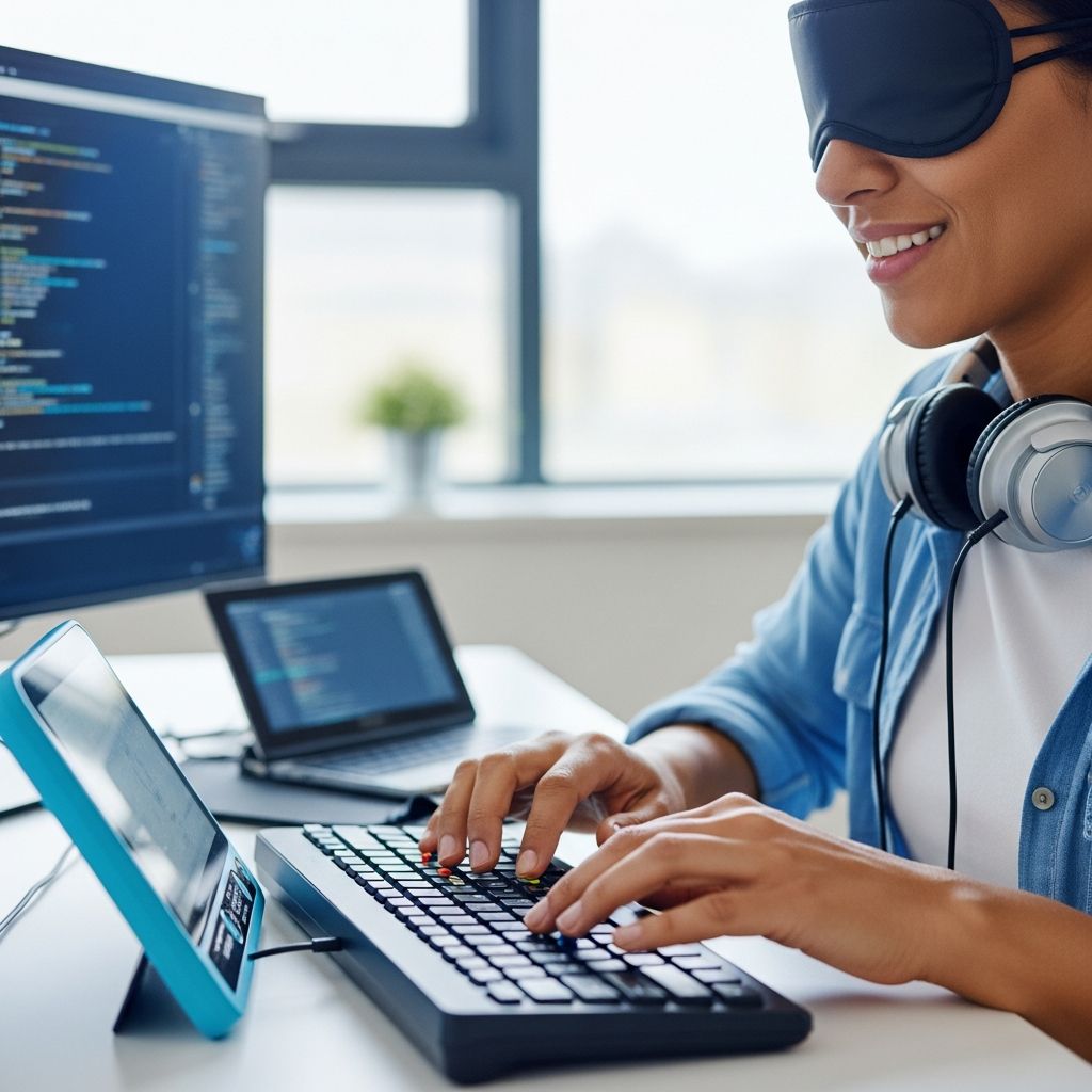 Discover how innovative IT programs are transforming lives for the visually impaired through training, resources, and inclusion.