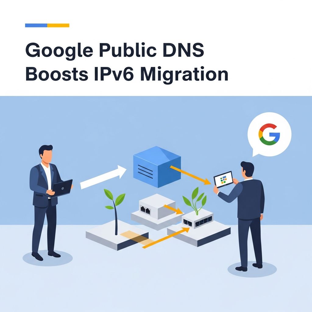 Discover how Google's free DNS service with full IPv6 support accelerates your network's transition to next-gen internet protocols.