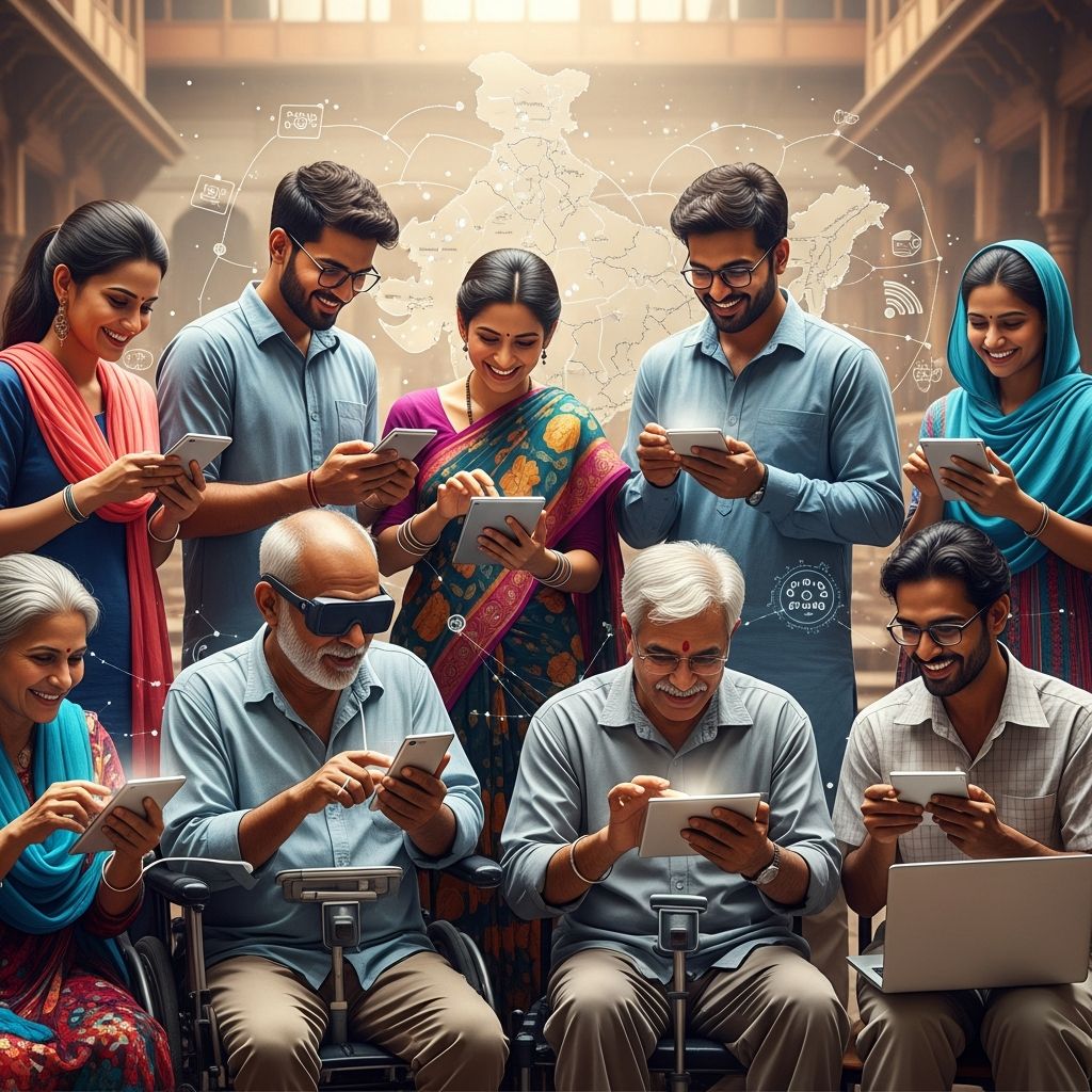 Bridging digital divides in South Asia through collaboration, innovation, and policy for universal connectivity and empowerment.