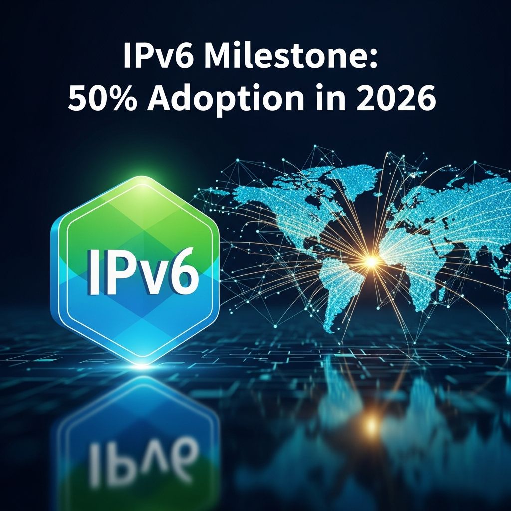 IPv6 surpasses IPv4 in global traffic for the first time, marking a pivotal shift in internet infrastructure evolution.