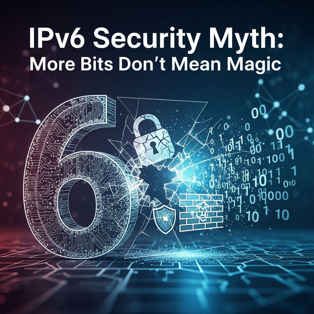 Unraveling the misconception that IPv6's vast address space magically boosts security—discover the real protections that matter.
