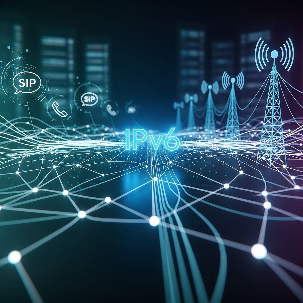 Discover how IPv6 revolutionizes SIP protocols and telecommunications, overcoming IPv4 limitations for seamless global connectivity.