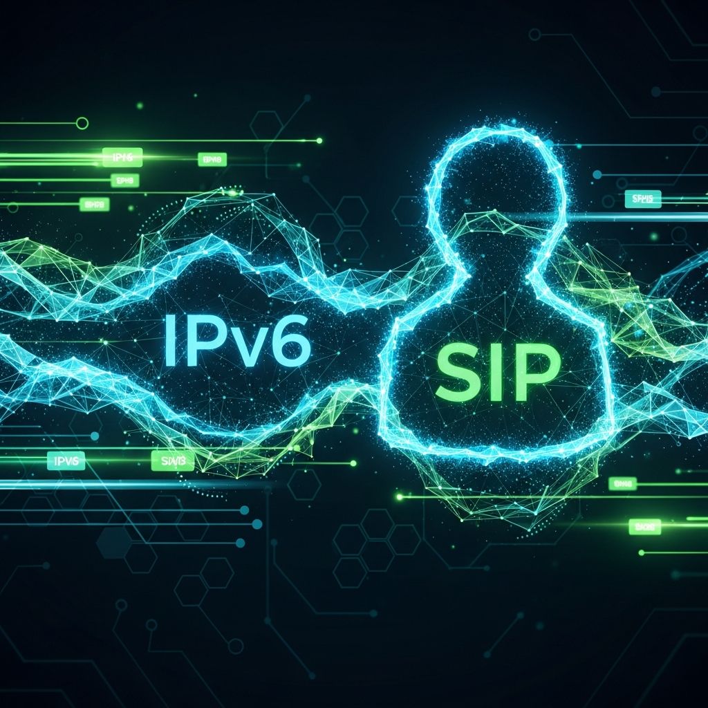 Discover how IPv6 revolutionizes SIP protocols and telecommunications for seamless, scalable voice and video services.