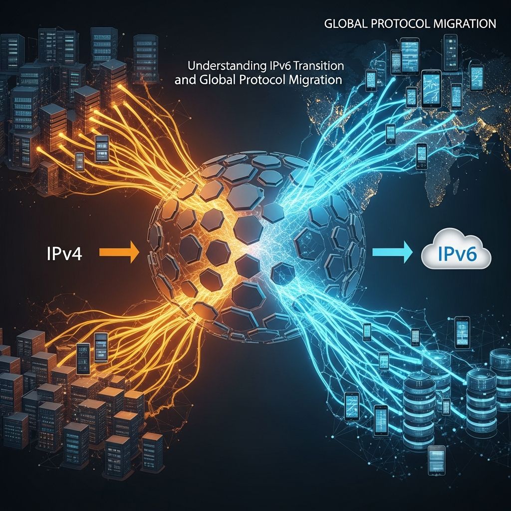 Explore the shift from IPv4 to IPv6 and how organizations worldwide adapted