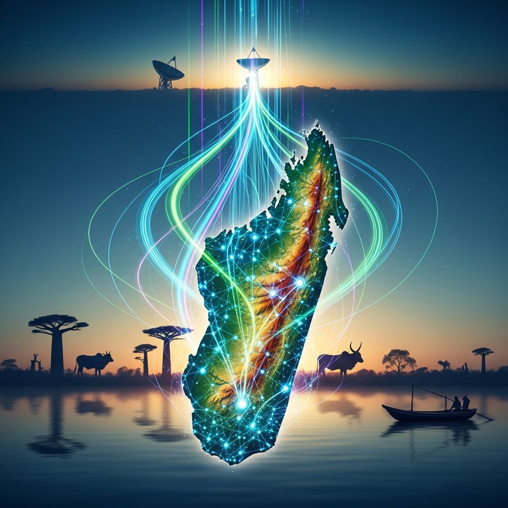 From submarine cables to satellite stars, discover how Madagascar is transforming into Africa's digital powerhouse.