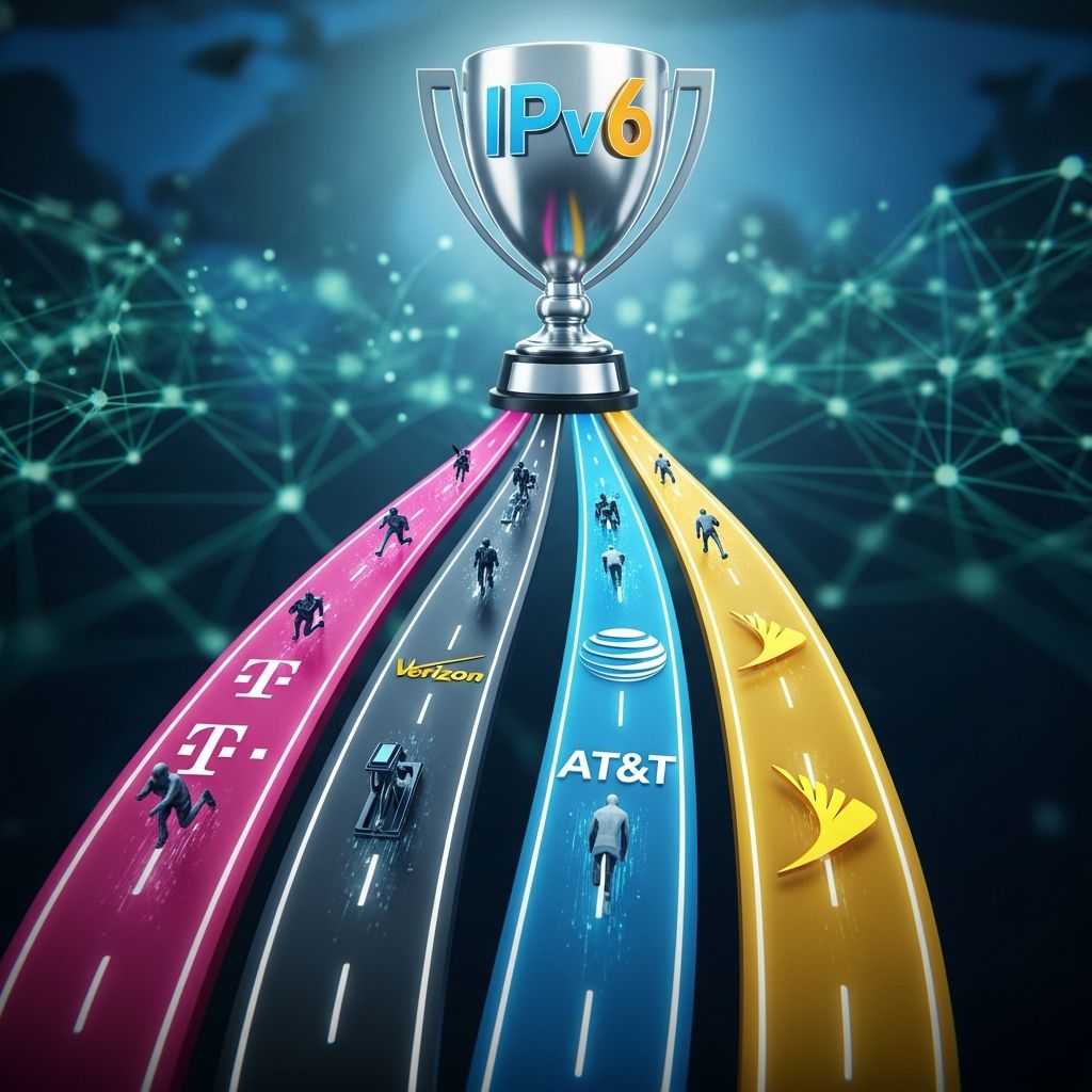 Examining wireless network operators' progress toward IPv6 infrastructure modernization