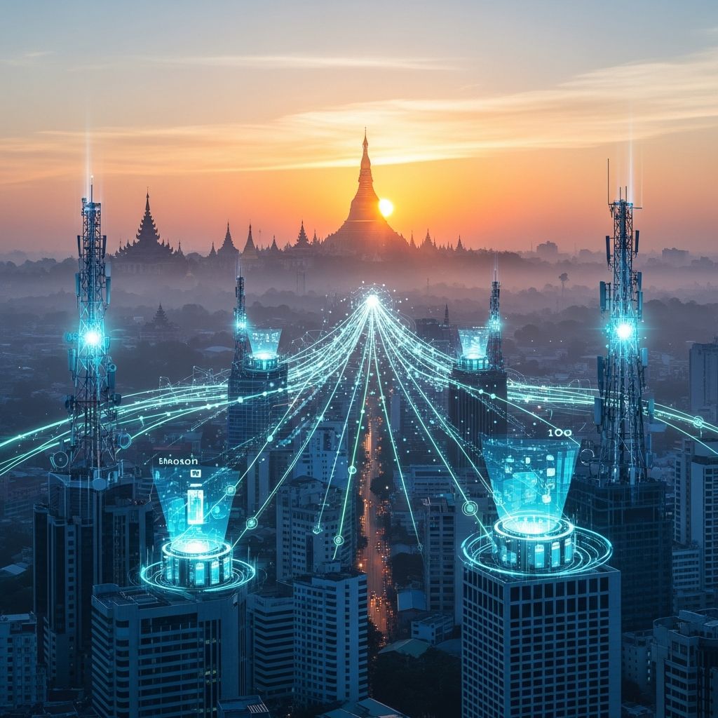 Exploring Myanmar's bold steps toward a thriving digital economy through strategic roadmaps, infrastructure growth, and inclusive innovation by 2030.