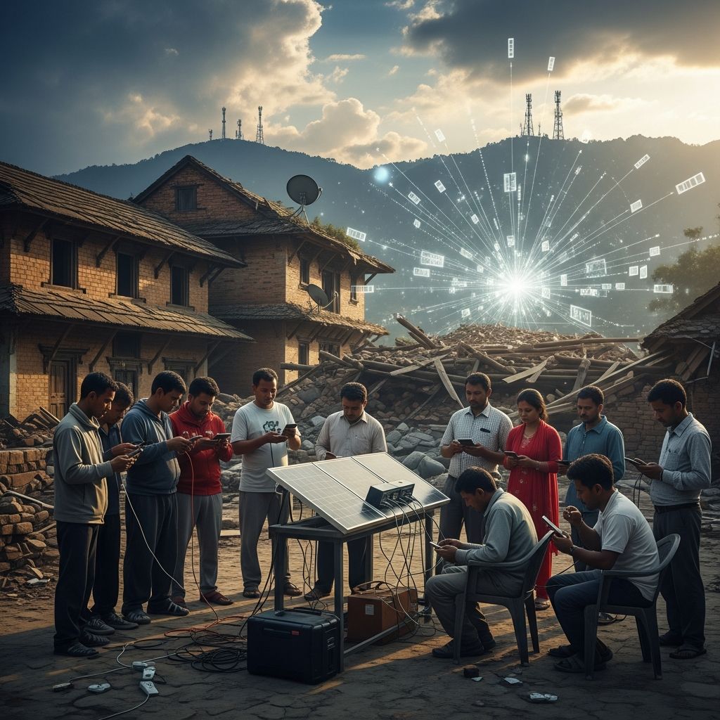 How digital connectivity powered recovery efforts after Nepal's 2015 quake, saving lives and rebuilding communities.