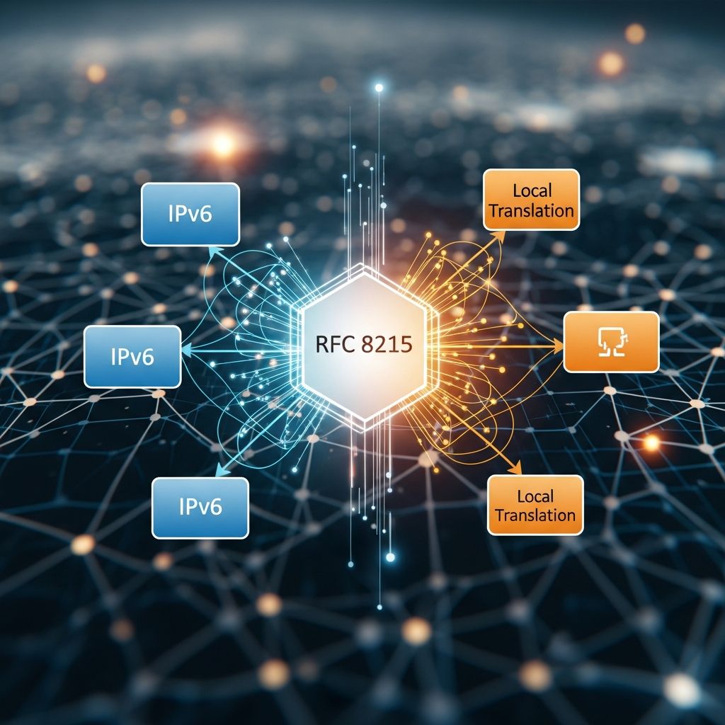 Explore how RFC 8215 reserves a key IPv6 prefix to simplify IPv4-to-IPv6 transitions in local networks without global address dependencies.