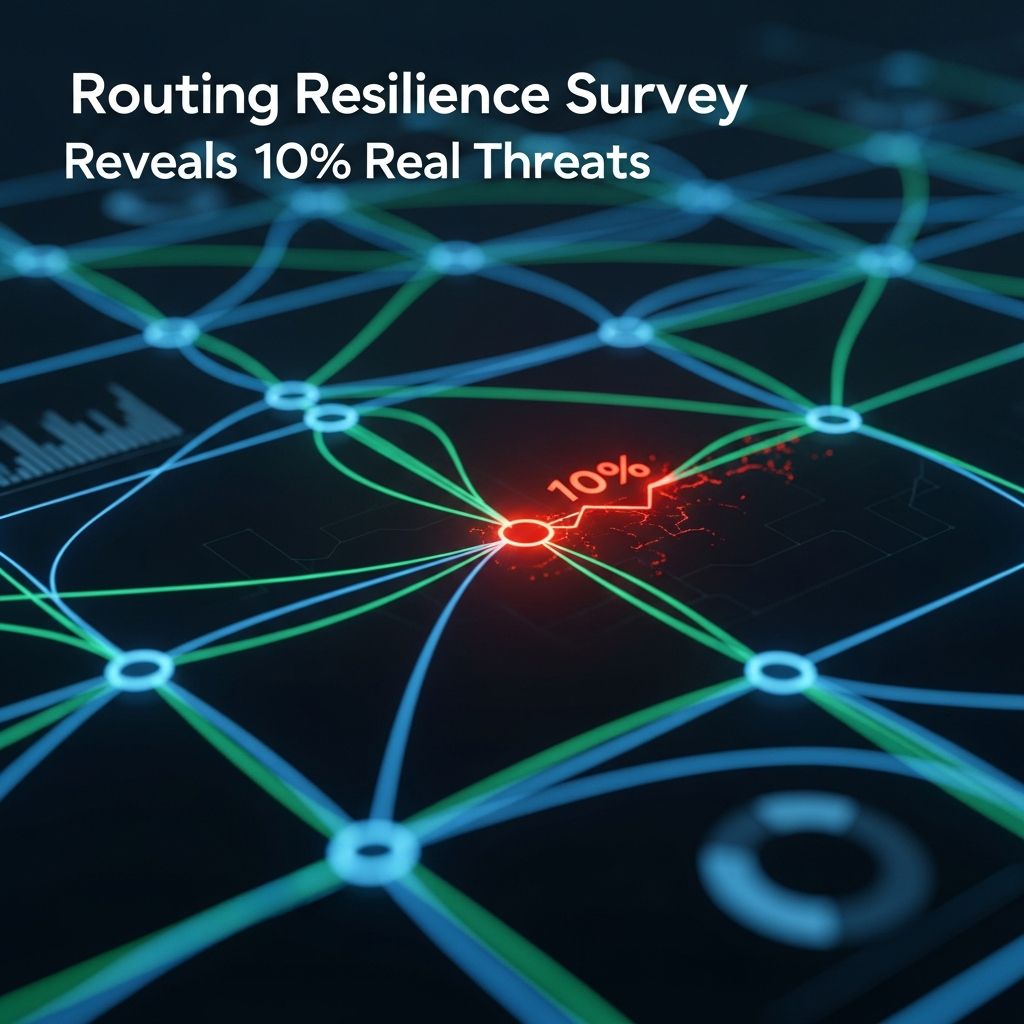 New survey data exposes critical vulnerabilities in global internet routing, with at least 10% of disruptions posing genuine security risks to networks worldwide.